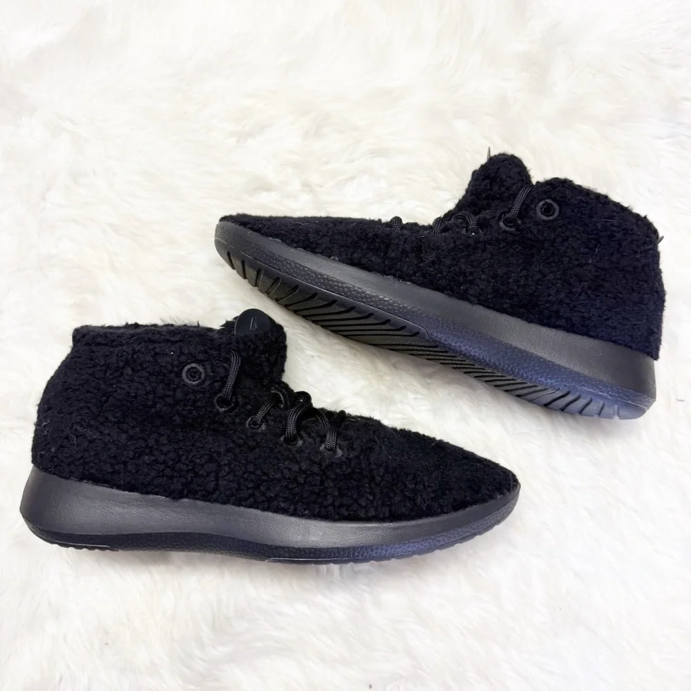 Allbirds Wool Runner-Up Fluff Natural Black Men’s 11 Like New